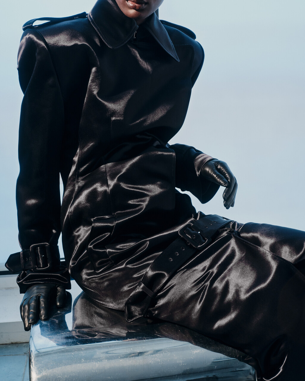 Mugler Spring-Summer 2026 - Satin Milano - © credit : Valentino Barbieri, Alexandra Saby